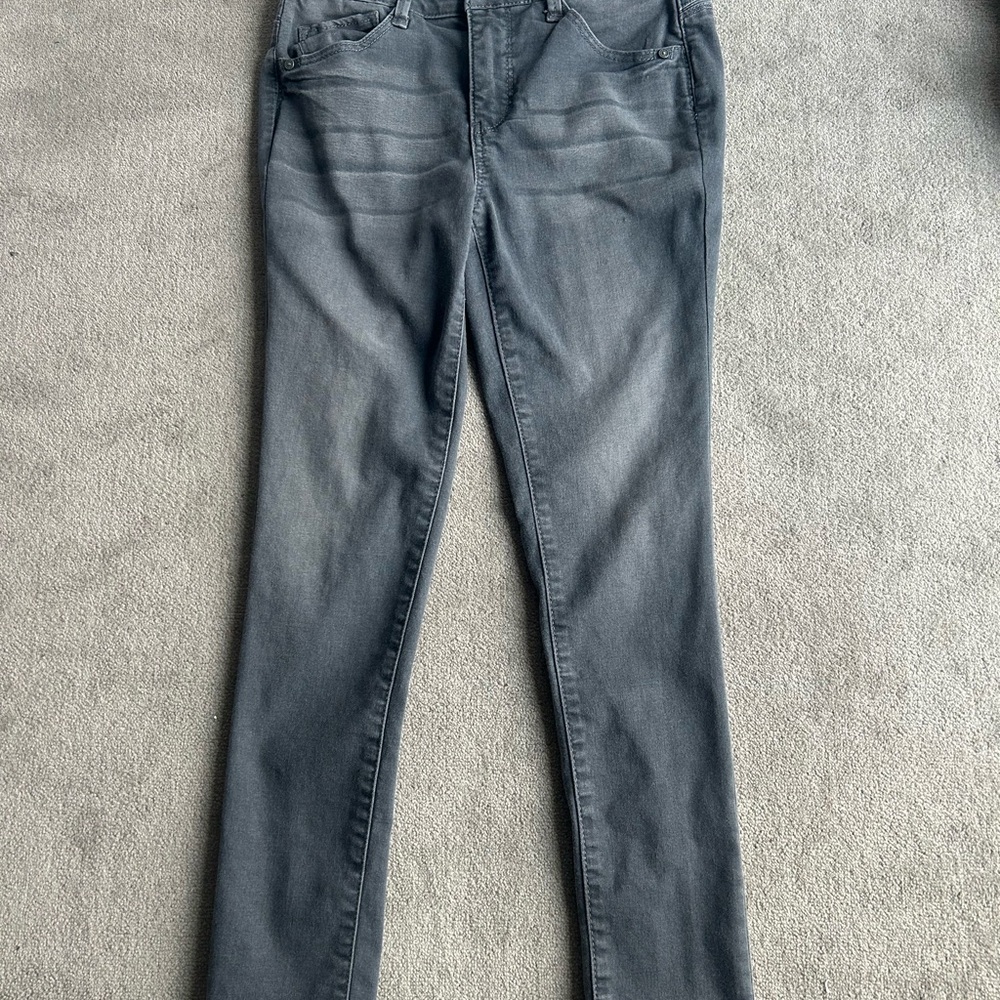 Democracy Women's Ab Solution Charcoal Skinny Jeans